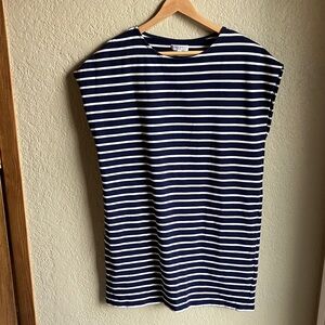 Aritzia Comminity easy pull on striped dress